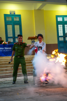 Trường Đại học Nha Trang tổ chức tập huấn phòng cháy, chữa cháy cho hơn 400 VC-NLĐ và sinh viên