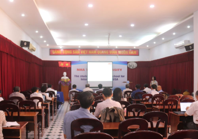 Trường ĐH Nha Trang tổ chức tập huấn về “Xây dựng chiến lược quản trị rủi ro”