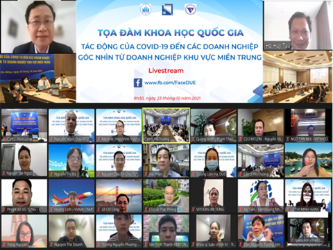 Trường ĐH Nha Trang đồng tổ chức thành công tọa đàm khoa học quốc gia về tác động của Covid-19 đến các doanh nghiệp 