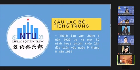 Sinh viên Trường ĐH Nha Trang hào hứng với các hoạt động thú vị tại CLB Tiếng Trung