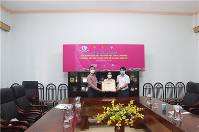 Sinh viên Trường ĐH Nha Trang đạt giải Ba Cuộc thi “Tuổi trẻ học tập và làm theo tư tưởng, đạo đức, phong cách Hồ Chí Minh” năm 2021