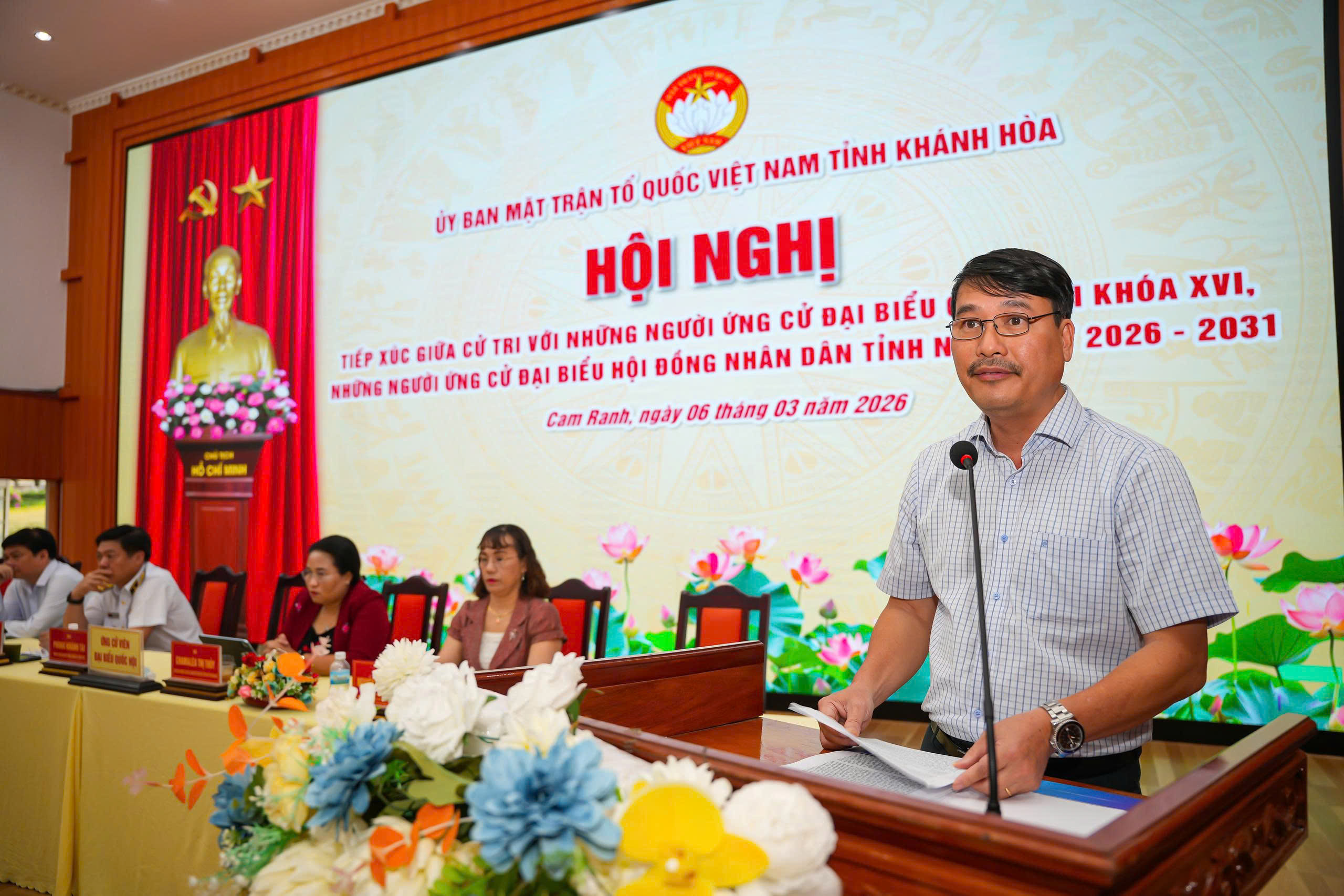 Bí thư Đảng ủy Khổng Trung Thắng, ứng viên đại biểu HĐND tỉnh Khánh Hòa: Cam kết dành trọn sức lực, trí tuệ thực hiện tốt chức năng, nhiệm vụ người đại biểu của Nhân dân