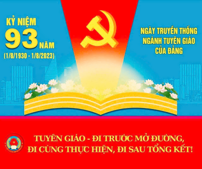 Kỷ niệm 93 năm Ngày truyền thống ngành Tuyên giáo của Đảng (1/8/1930 - 1/8/2023)