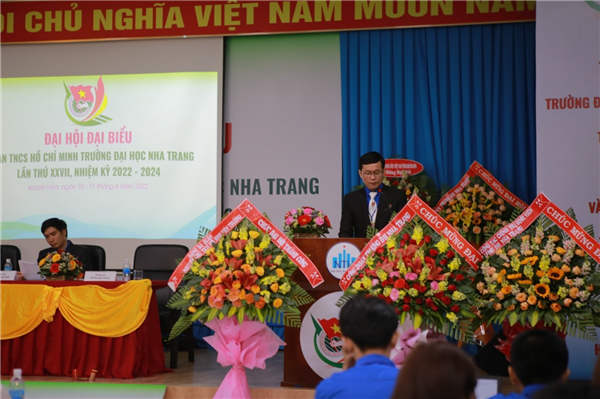Đại hội Đại biểu Đoàn TNCS Hồ Chí Minh trường Đại học Nha Trang lần thứ XXVII, nhiệm kỳ 2022-2024 thành công tốt đẹp