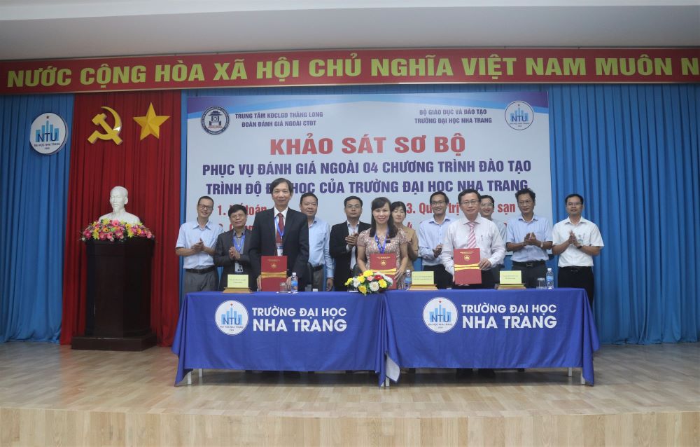 Hoàn thành đánh giá sơ bộ phục vụ đánh giá ngoài đối với 04 chương trình đào tạo tại Trường ĐH Nha Trang