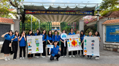 Sinh viên Trường ĐH Nha Trang thực hiện chuỗi hoạt động tuyên truyền về sử dụng năng lượng hiệu quả tại trường học
