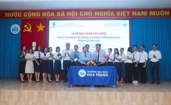 Hoàn thành đánh giá sơ bộ phục vụ đánh giá ngoài đối với 03 chương trình đào tạo tại Trường ĐH Nha Trang