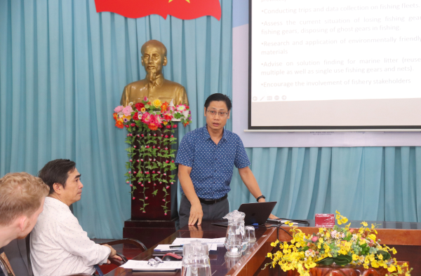 Thảo luận tiến độ dự án “Ngăn ngừa, giảm thiểu và tái chế rác thải ngư cụ gây ô nhiễm tại các vùng biển Việt Nam” (REVFIN)