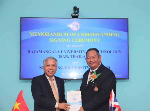 Trường Đại học Nha Trang ký kết thỏa thuận hợp tác với Trường Đại học Công nghệ Rajamangala, Thái Lan
