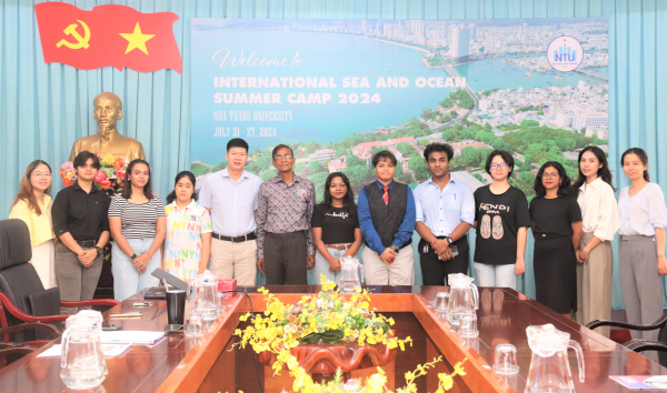 Khai mạc Trại hè Quốc tế Biển và Đại dương – ISOC 2024  tại Trường Đại học Nha Trang