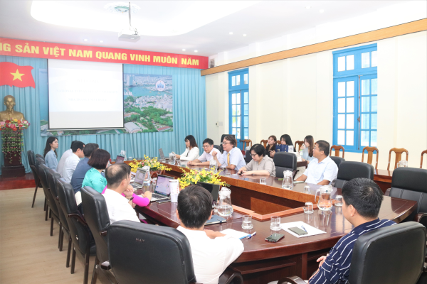 Trường Đại học Nha Trang đón tiếp  đoàn đại biểu Trường Đại học Quốc gia Hải dương Đài Loan