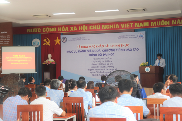 Khai mạc đợt khảo sát chính thức đánh giá ngoài  07 chương trình đào tạo tại Trường Đại học Nha Trang