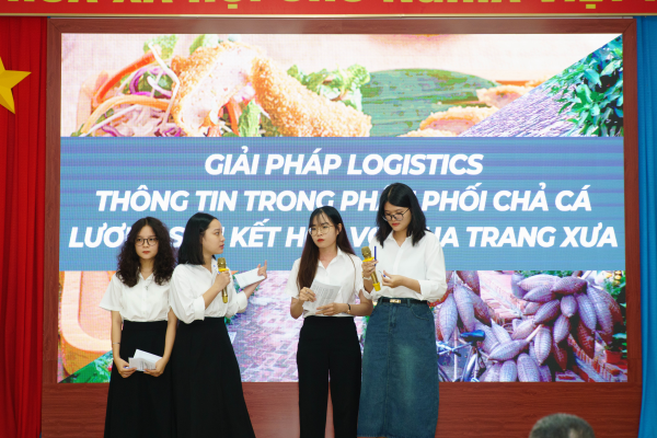 Vòng Chung kết Cuộc thi NTU Logistics Talents 2024  diễn ra sôi nổi tại Trường Đại học Nha Trang