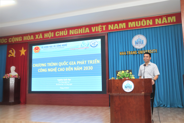 Hội thảo Quốc gia VNICT 2024 tại Trường Đại học Nha Trang