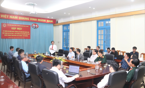 Hội Cựu chiến binh Trường Đại học Nha Trang tổ chức gặp mặt  Kỷ niệm 80 năm Thành lập Quân đội Nhân dân Việt Nam