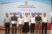 Công đoàn Trường Đại học Nha Trang tổ chức sinh hoạt chuyên đề  và tri ân người lao động