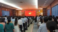 Chào cờ đầu Quý - Nét đẹp văn hóa Trường Đại học Nha Trang