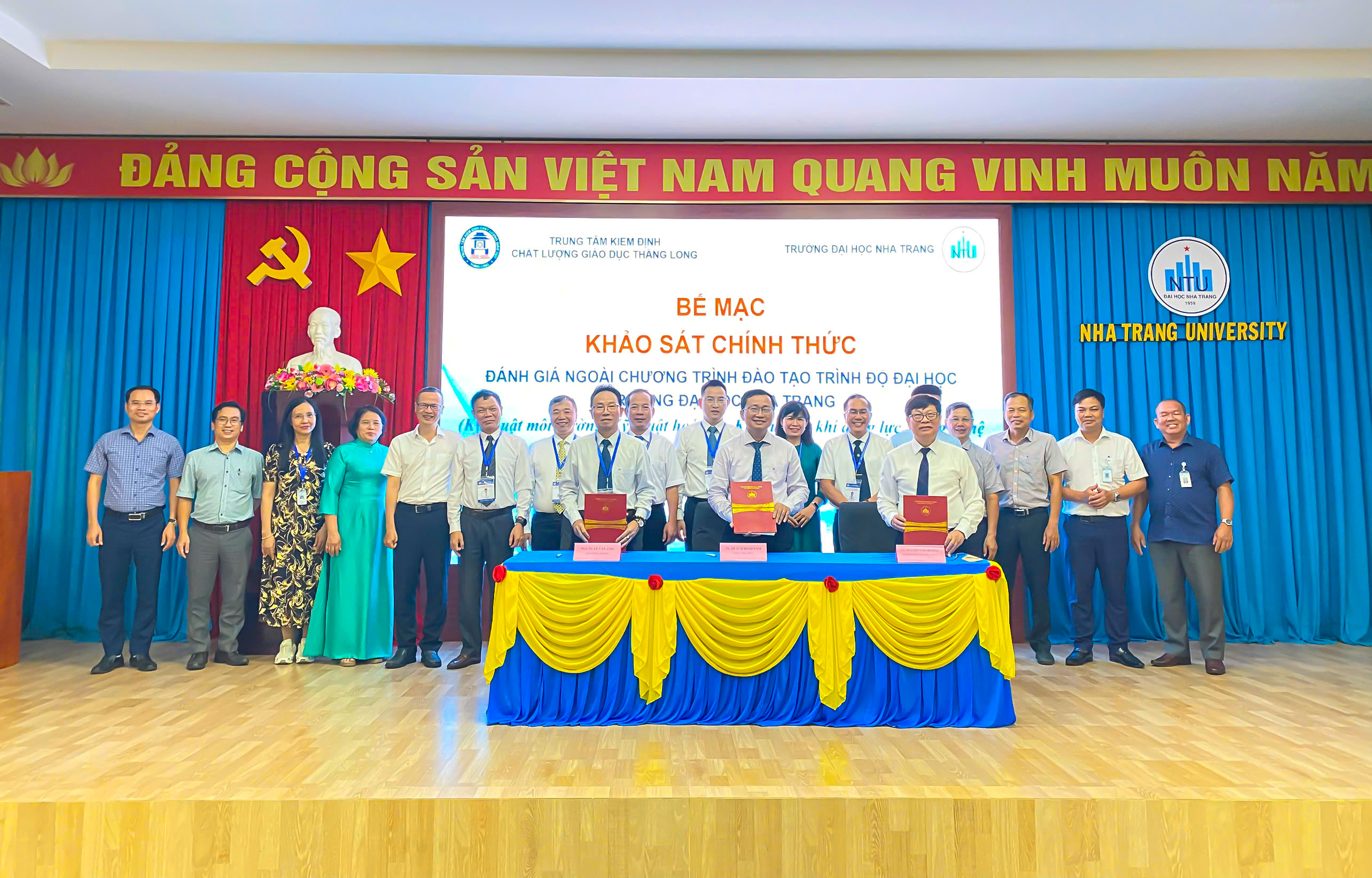 Trường Đại học Nha Trang bế mạc đợt khảo sát chính thức đánh giá ngoài 5 chương trình đào tạo